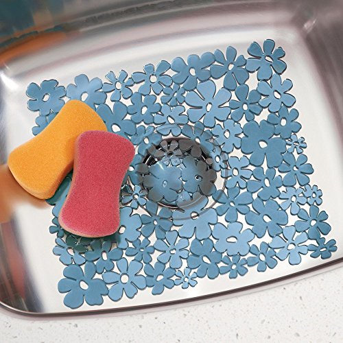 InterDesign Blumz Kitchen Sink Protector Mat, Blue B0018D7VOG eBay