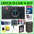 Leica D-Lux 4 10.1MP Digital Camera Plus 4GB Accessory Bundle