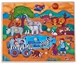 Chelona Layer Wood Peg Puzzle- Safari Discovery