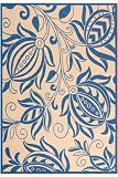 Hyacinth Rug 1'8x3'7 Natural/blue