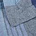 Amazon Brand – Pinzon Lightweight Cotton Flannel Duvet Set - Full/Queen, Blue Plaid