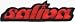 Saliva - Red Logo on Black - Embroidered Iron On or Sew On Patch