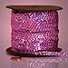 Pink Holographic Faceted Sequins, 6mm X 80Yd