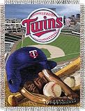 MLB Minnesota Twins 48-Inch-by-60-Inch Acrylic Tapestry Throw