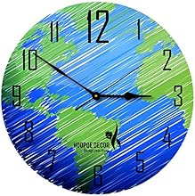 Hoopoe Decor Earth Nice Sketch Trendy Designer Wall Clock