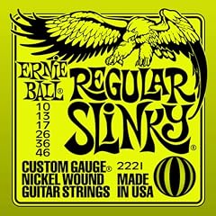 Ernie Ball Regular Slinky, 10-46, E-Git.Saiten, Nickel plated steel
