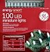 100 LED Mini Holiday Christmas Lights Clear