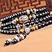 AmorWing Unique Gift Multilayer Tiger Eye and Obsidian Malas Prayer Beads Bracelet