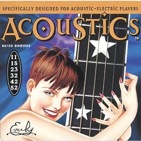 Everly Acoustic 80/20 Strings .011-.052