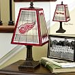 Detroit Red Wings Memory Company Art Glass Table Lamp NHL Hockey Fan Shop Sports Team Merchandise