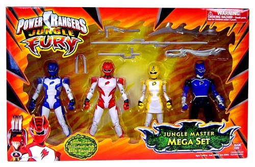 Power Rangers Jungle Fury 4 Piece Action Figure Jungle Master Mega Set 61uQiuuiLSL Power Rangers Jungle Fury 4 Piece Action Figure Jungle Master Mega Set