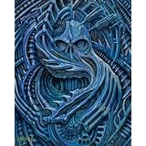 Blue Bio by Roman Tattoo Designs Giclee Art Print