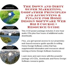 The Down and Dirty Super Marketing, Godfather Principles and Accounting & Finance for Home Design Software Web Biz 3 Course + Resource Guide
