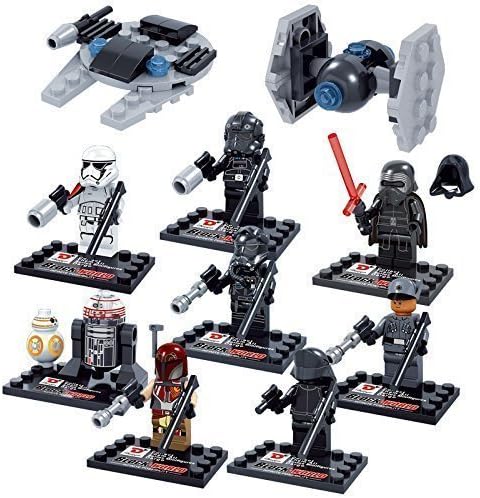 8 Pcs STAR WARS Super Hero Figures Minifigures Toys Compatible With Lego
