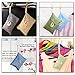 PurryRing Natural Air Purifying Bamboo Charcoal Deodorizer Bag - Most Effective Odor Remove - Portable Air Freshener for Fridge, Freezers, Closet, Car & Shoes (100g X 4 Pack + Receive a Free 1 Pack)