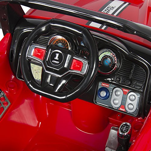 Power Wheels 12V Red Truck SUV Motor Sports Car for Kids Boy Off Road