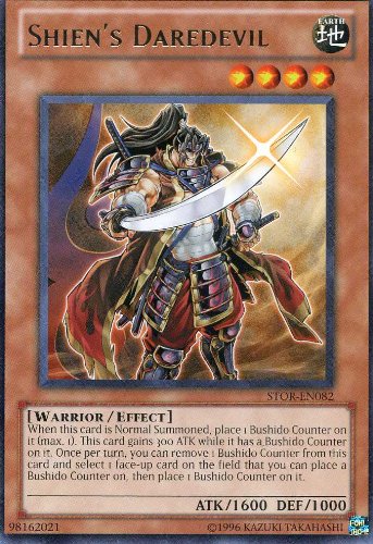  Yu-Gi-Oh! - Shien's Daredevil - Storm of Ragnarok - #STOR-EN082 - Unlimited Edition - Rare