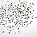 Goodlucky365 100pcs Mixed Random Floating Charms for Glass Living Memory Lockets DIY Wholesale