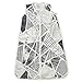 aden + anais Silky Soft Sleeping Bag, 100% Viscose Bamboo Muslin, Wearable Baby Blanket, Midnight, Small, 0-6 Months