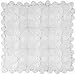 Handmade Baby Acrylic Blanket in Crystal White (100% Hand-knitted)