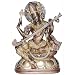 Collectible Figurines Hindu Religious Statue Brass Sculpture of Goddess Saraswati 5 x 2.25 x 7.5 inches (saraswatib008)
