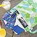 Bumkins Wet Dry Bag, Gray Chevron