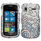 Bubble Flow Crystal Bling Diamond Protector Case for Samsung Focus SGH-i917 ....
