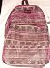 Jansport Mesh Dingo Brown & Pink With Skulls Backpack
