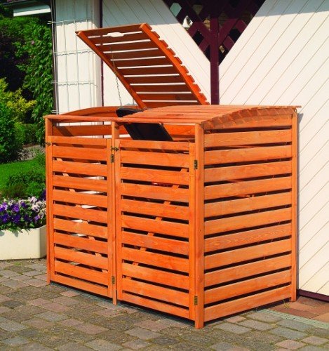 PROMEX Mülltonnenbox Vario III für 2 Tonnen