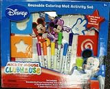 Disney Mickey Mouse Clubhouse Reusable Coloring Mat Activity Set