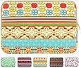 Laptop Sleeve, Mosiso Bohemian Style Canvas Fabric 13-13.3 Inch Laptop / Notebook Computer / MacBook / MacBook Pro / MacBook Air Sleeve Case Bag Cover, Sunlight Garden