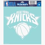New York Knicks Die Cut Car Window Sticker Decal (8x8 Inches)