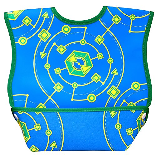 Dex Baby Dura-bib Big Mouth - (Fruit, Happy, Map, Stars) 6-24 Month (Map)