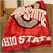 Ohio State Buckeyes Royal Plush Blanket Throw
