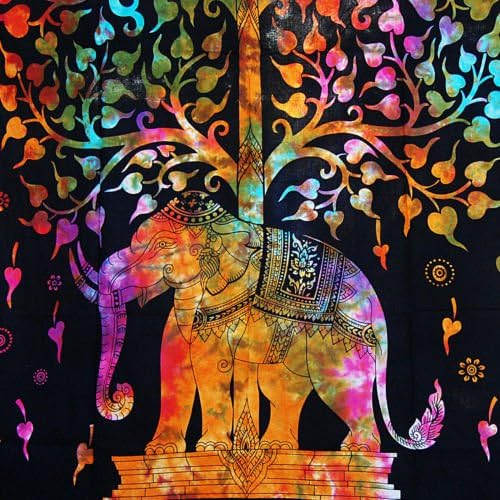 Indian Wall Hanging Hippie Mandala Tapestry Bohemian Bedspread Ethnic Dorm Decor