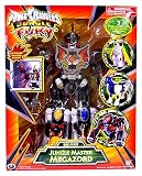 Power Rangers Jungle Fury 12 Inch Tall Motorized Deluxe Jungle Master Megazord Figure - Combination of Emperor Penguin Zord, Antelope Zord and Gorilla Fury Zord