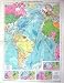 Antique Map Atlantic Ocean Communications Isochronic Charts