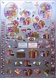 A4 sheet 3D step by step Dufex Freestyle die cut decoupage and design elements - birthday presents and balloons