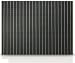 Adhoc - TX05 - Tischset MAURITIUS - Vinyl - schwarz-gestreift - 47 x 35 cm