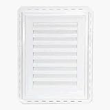 Alcoa Home Exteriors RECTGV2430 PW Rectangular Gable Vent
