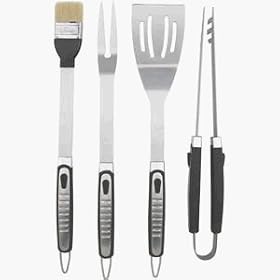 Do it Best Imports BQ-527-4 Deluxe Stainless Steel Barbeque Set. by Do it Best Imports