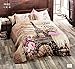100% Turkish Cotton 4 Pcs!! Ranforce Paris Eiffel Tower Theme Themed Full Double Queen Size Quilt Duvet Cover Set Bedding Made in Turkey
