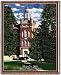 Mount Union College Chapman Hall Throw - 70 x 54 Blanket/Throw