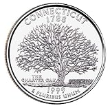 1999-D Connecticut BU State Quarter