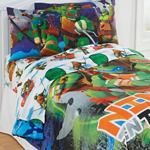 TMNT Ninja Turtles Training 3pc Twin Bed Sheet Set