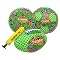 Football, Flyer, Soccer Ball and Air Pump Combo Set - Green