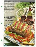  : McCall's Cooking School Recipe Card: Meat 2 - Roast Pork With Herbs (Replacement McCall's Recipage or Recipe Card For 3-Ring Binders)