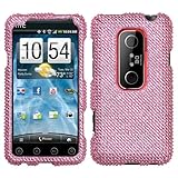 HTC Evo 3D Hard Shell Protector Case Cover Rhinestone Bling-Bling - Baby Pi ....