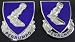 485th REGIMENT AIT USAR Distinctive Unit Insignia - Pair