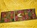 Designer Olive-green and Sangria-red Wall Runner Vintage Sari Indian Table Tapestry